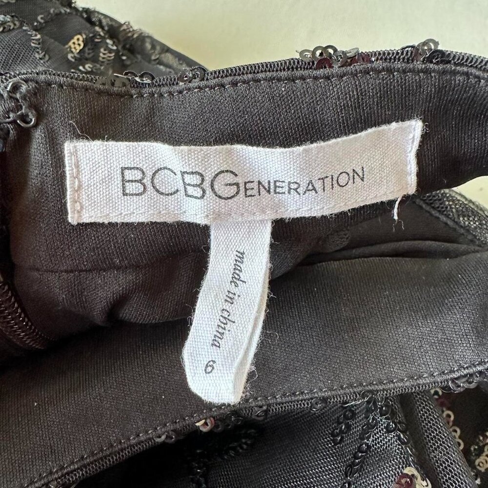 Bcbgeneration Black Formal Sequin Full Length Gow… - image 6